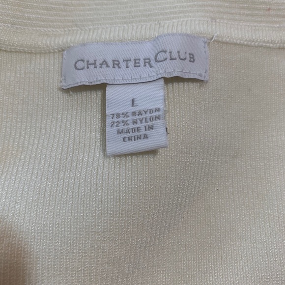 Charter Club Sleeveless Top - Picture 6 of 6